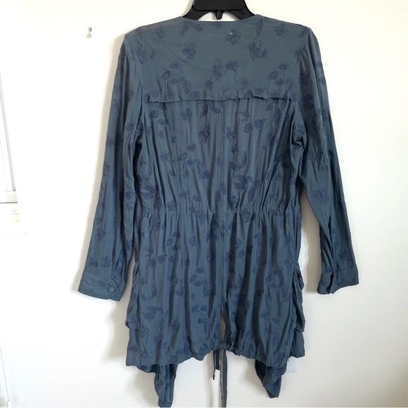 Anthropologie Hei Hei Melita Duster Floral Embroidered Jacket Size XS EUC - Picture 4 of 11